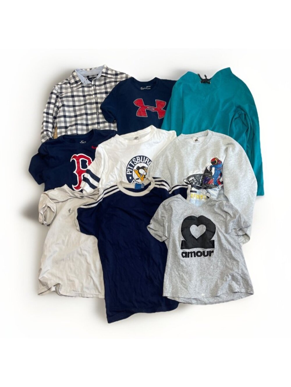 Reseller Clothing Bundle Lot 9pc Shirt Clothes Resale Wholesale Flaws Read